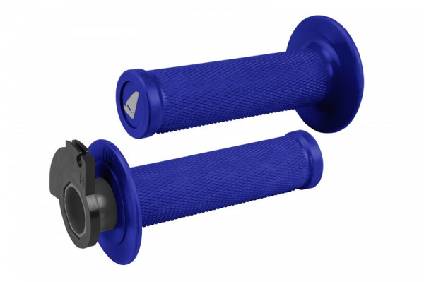 Revêtements de poignées UFO Lock-On Universels Gris / Bleu - visuel 1