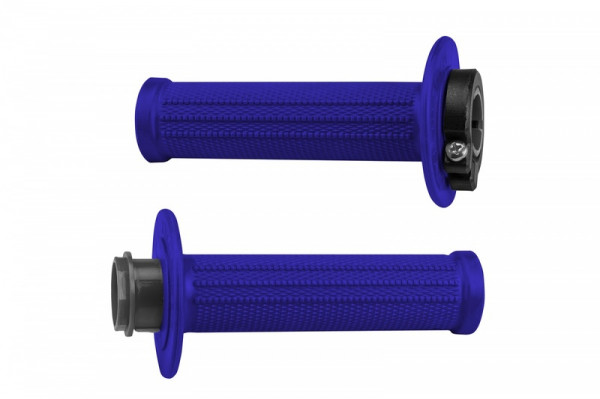 Revêtements de poignées UFO Lock-On Universels Gris / Bleu